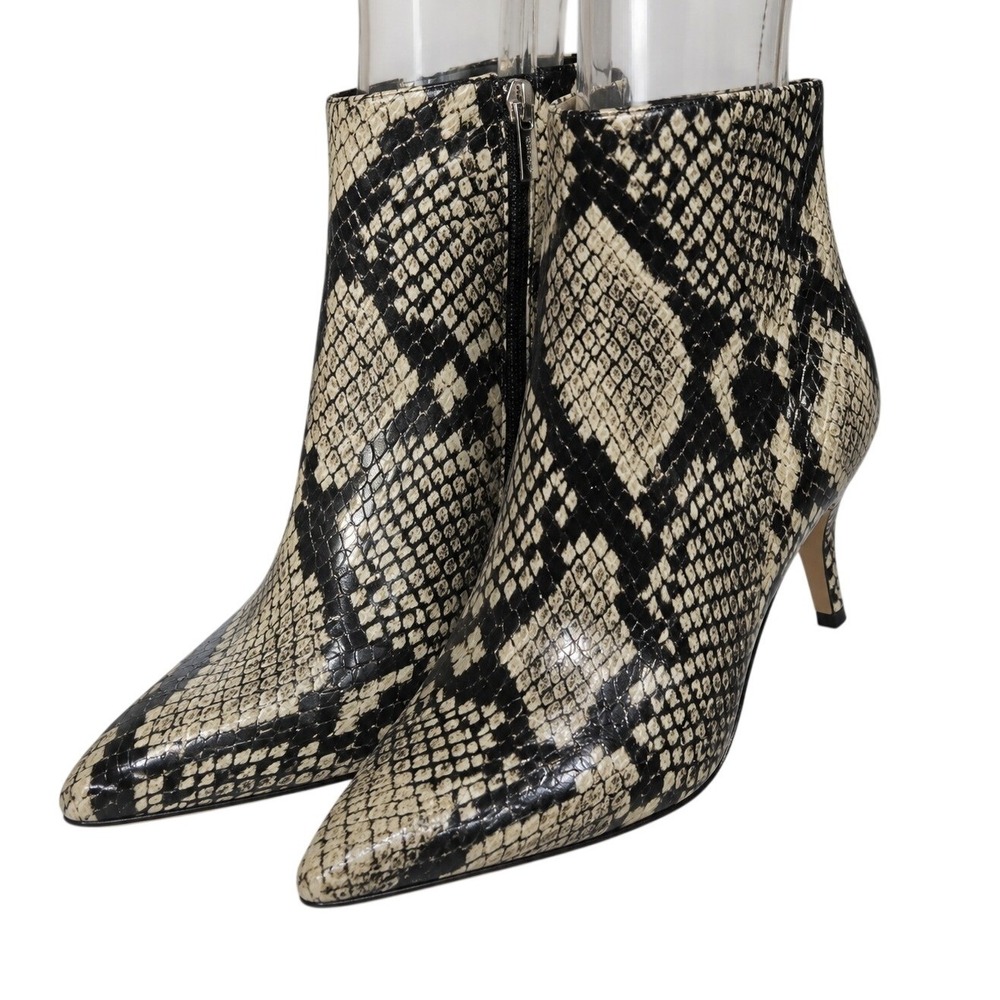 Circus by Sam Edelman Snakeskin Print Kitten Heel Ankle Boots SKUW716